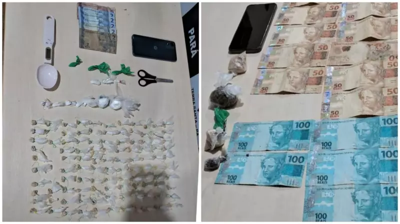 Operação da Polícia Civil apreende drogas e prende suspeitos de tráfico em Terra Santa, PA
