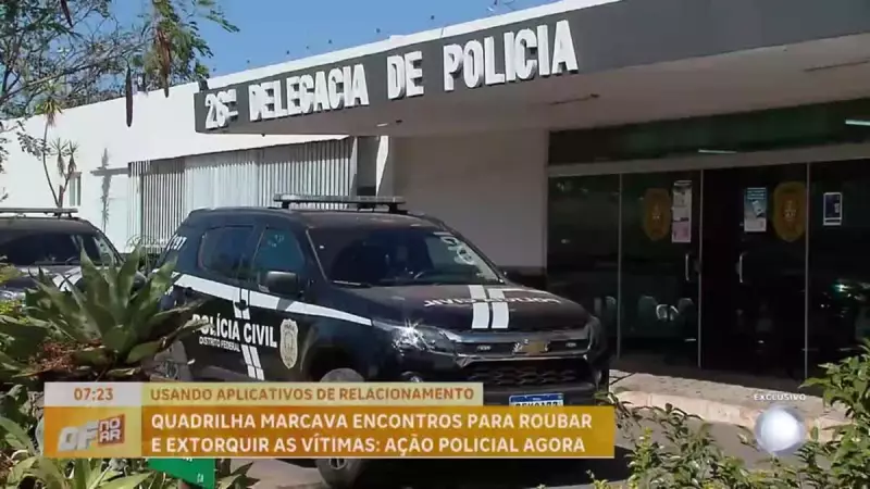 Operação da Polícia Civil desmantela quadrilha que marcava encontros para roubar e extorquir vítimas no DF