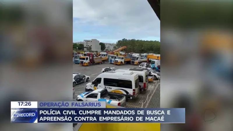 Operação da Polícia Civil em Macaé: Empresário é alvo de buscas e apreensões
