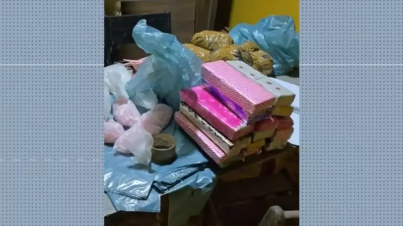 Operação da Polícia Civil encontra casa usada como depósito de drogas com mais de 215 kg na Grande SP