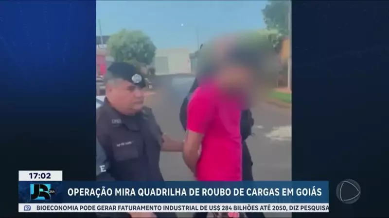 Operação da Polícia de Goiás desmantela quadrilha especializada em roubo de cargas