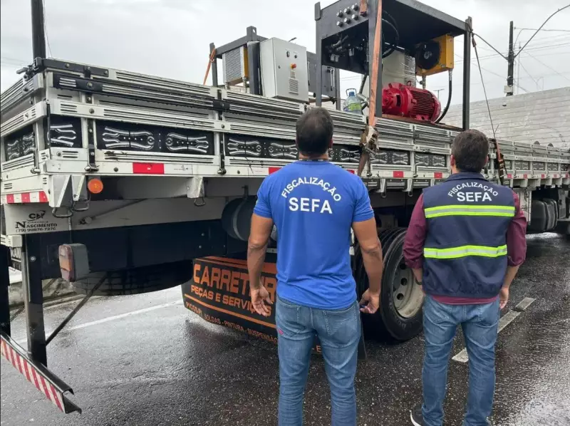 Operação da SEFA apreende mercadorias ilegais avaliadas em R$ 1 milhão no Pará