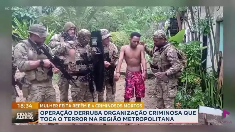 Operação derruba organização criminosa na região metropolitana de Salvador