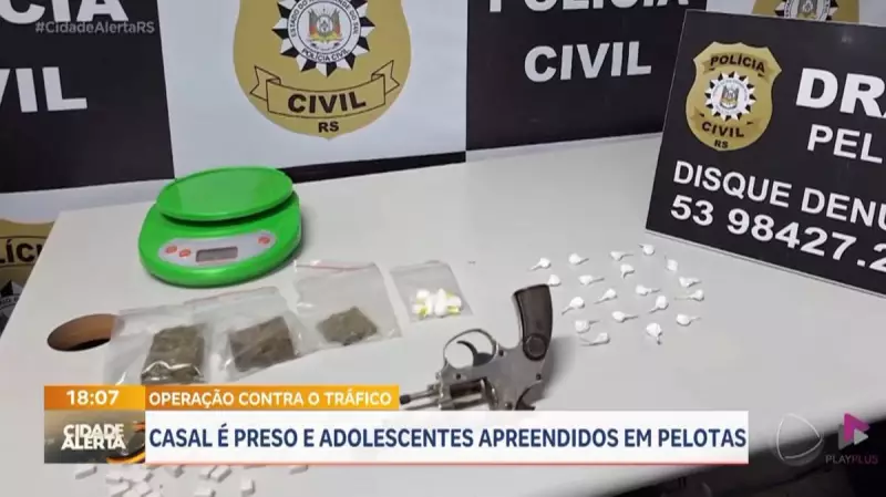 Operação Draco desmantela esquema de teleentrega de drogas em Pelotas: veja detalhes