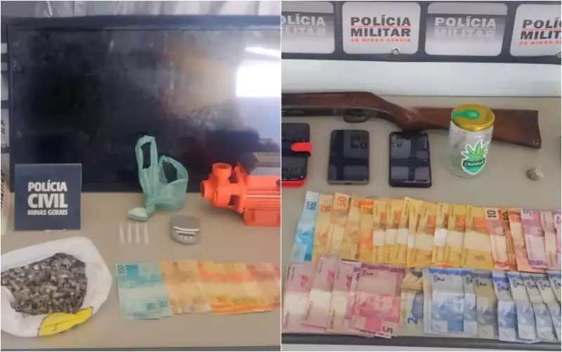 Operação Eixo Duplo prende nove suspeitos por tráfico de drogas em Passos, MG