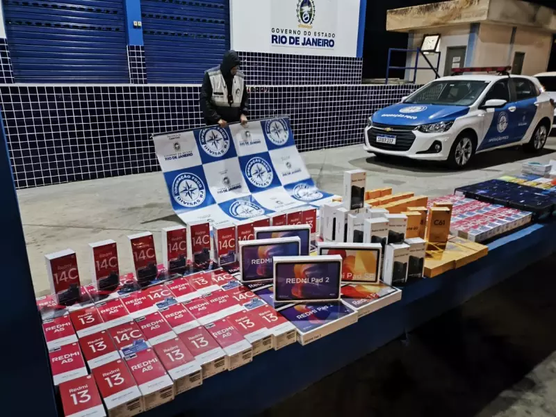 Operação em Itatiaia apreende celulares e chips usados em esquema criminoso