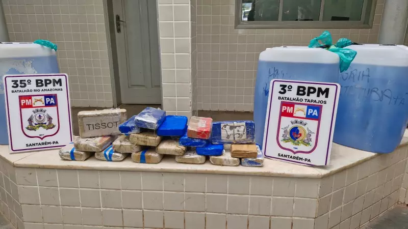 Operação policial apreende mais de 20kg de drogas em Santarém após denúncia anônima