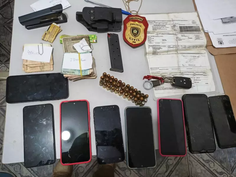 Operação policial prende cinco suspeitos de homicídios e tráfico de drogas no Litoral Norte da Paraíba