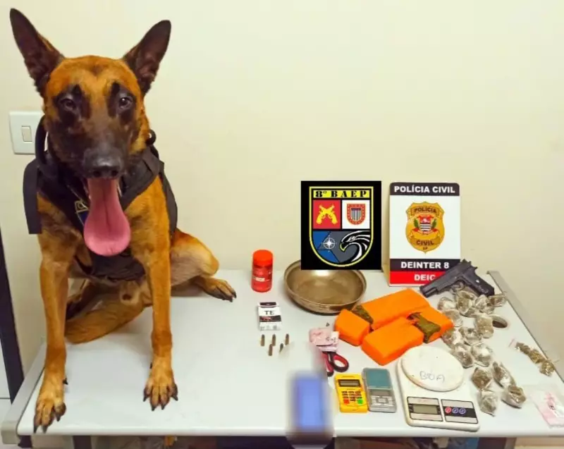 Operação policial prende três por tráfico de drogas em Presidente Prudente