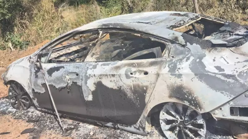 Ossada humana é encontrada em carro carbonizado em Cariacica, ES: veja detalhes