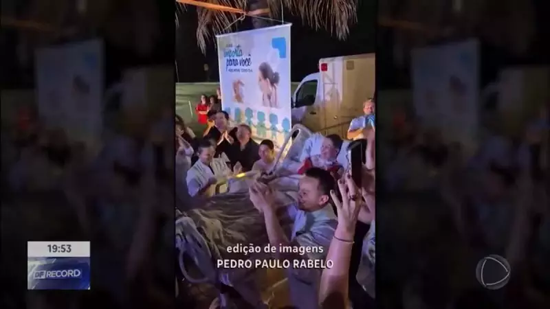 Paciente realiza sonho e assiste a show de pagode na UTI móvel no DF — veja o vídeo emocionante!
