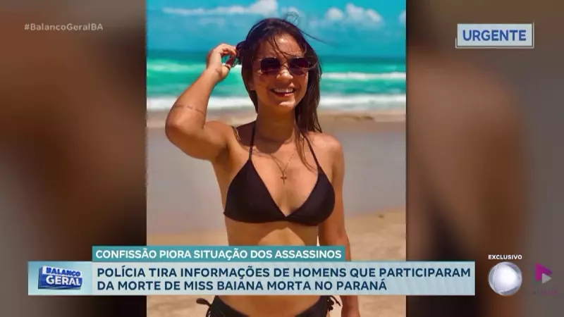 Pai e filho confessam assassinato chocante de Miss Baiana no Paraná: detalhes revelados