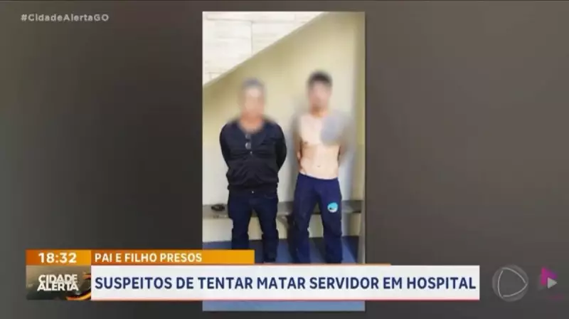Pai e filho são presos após tentativa de homicídio em hospital em Goiás