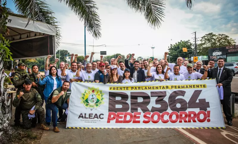 Parlamentares iniciam caravana pelo Acre para fiscalizar pontos críticos da BR-364