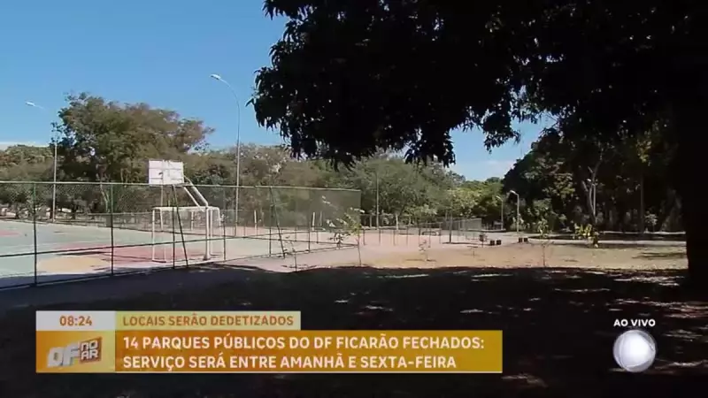 Parques do DF fecham para dedetização: saiba quais e quando