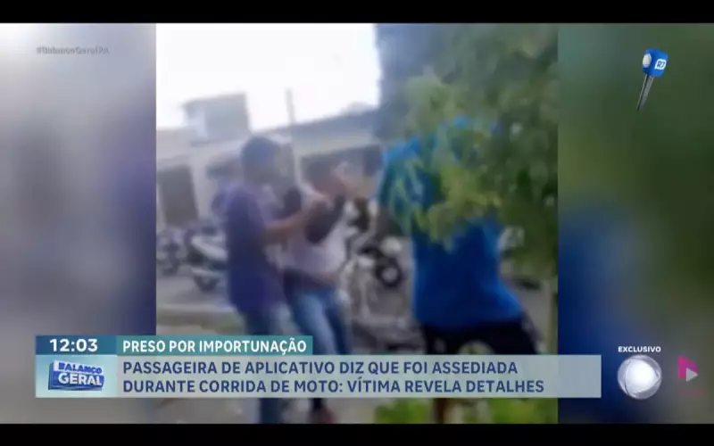 Passageira relata assédio durante corrida de moto por aplicativo em Belém