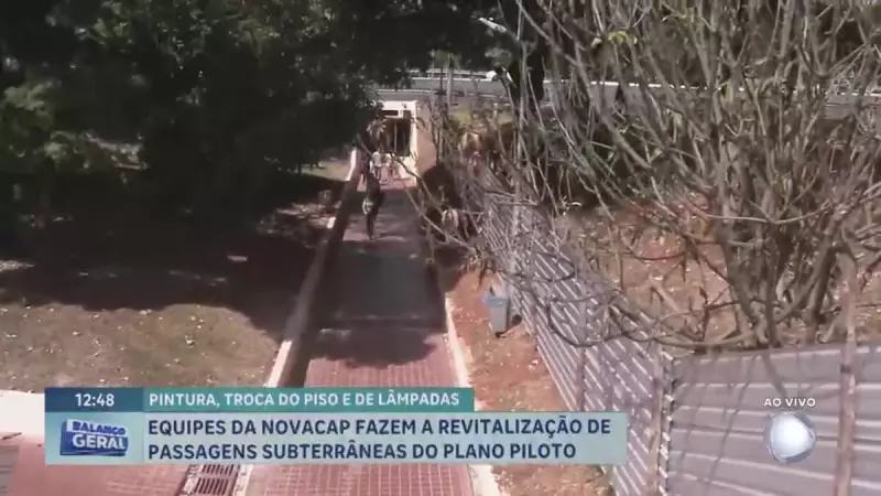 Passagens subterrâneas de Brasília ganham revitalização para melhorar mobilidade e segurança