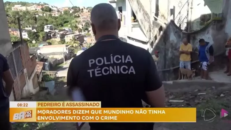 Pedreiro é executado após ser confundido com criminoso na Bahia: tragédia evidencia violência urbana