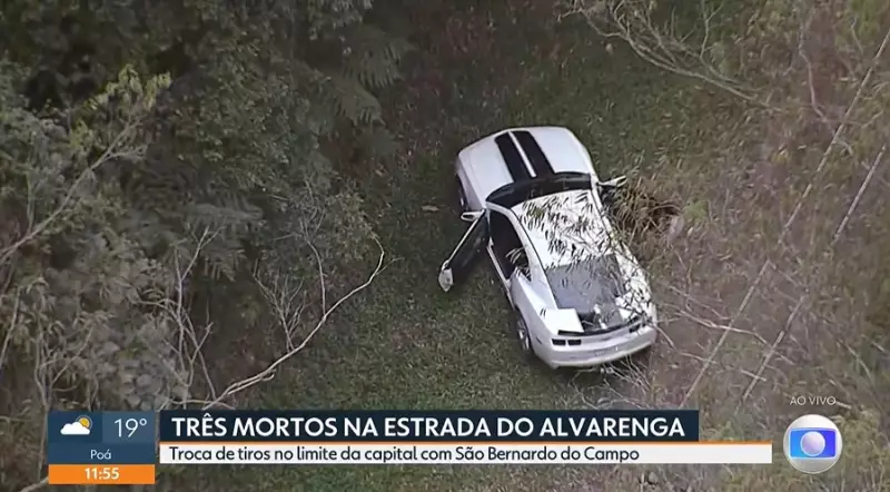 Perseguição policial em São Bernardo termina com três mortos, refém salvo e PM baleado