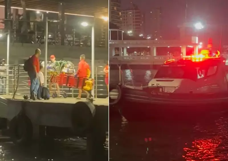 Pescador inconsciente é resgatado em alto mar no litoral de SP; vídeo impressionante