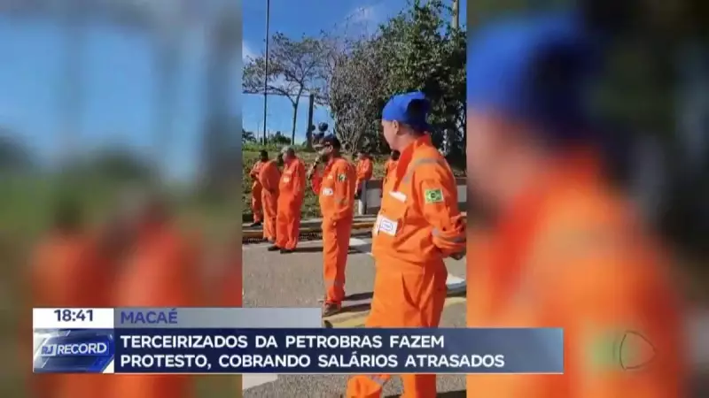 Petrobras cede a protestos e garante pagamento a trabalhadores terceirizados no RJ