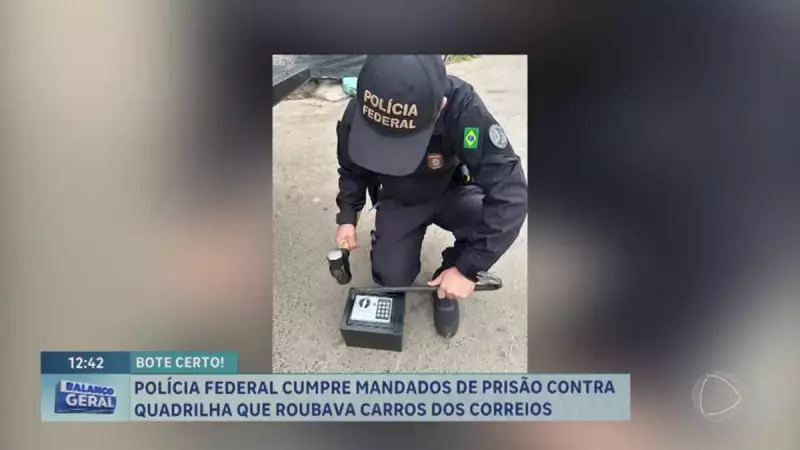PF desarticula quadrilha especializada em roubo de carros dos Correios no DF