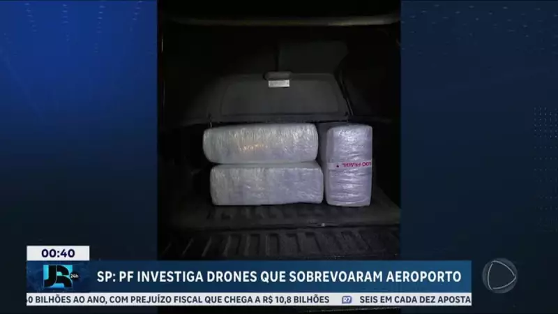 PF investiga uso de drones no tráfico de drogas no Aeroporto de São Paulo