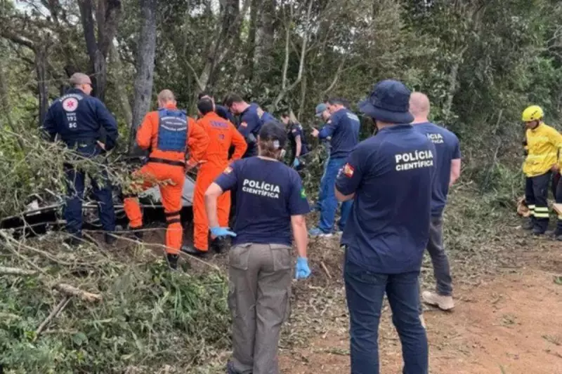 Piloto de balão pode ser preso após queda que matou oito em SC: autoridades avaliam responsabilidade