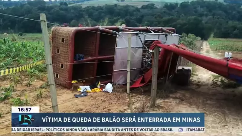 Piloto de balão tem prisão convertida em preventiva após queda no interior de São Paulo