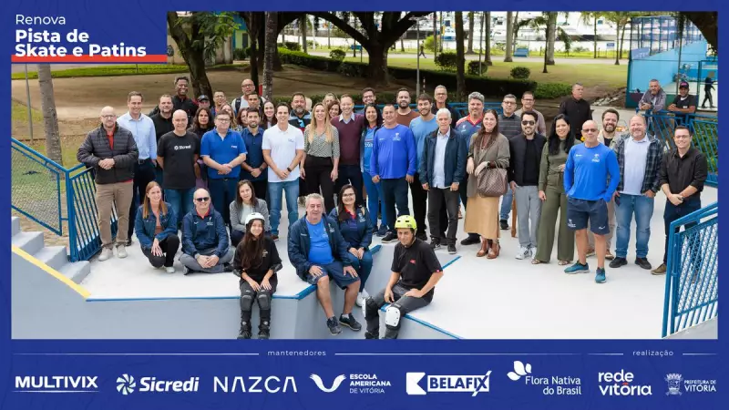 Pista de Skate e Patins é Inaugurada na Praça dos Namorados em Vitória: Confira as Fotos!