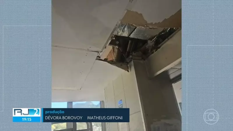 Placa de gesso cai do teto e fere médico no Hospital do Andaraí: veja detalhes