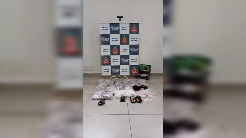 PM apreende 2 mil porções de drogas durante atendimento a caso de violência doméstica em Jundiaí