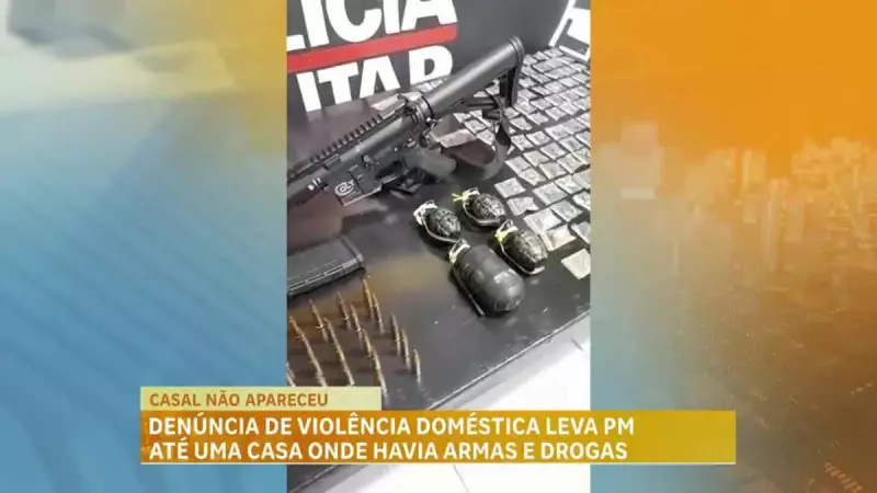 PM apreende armas e drogas após denúncia de violência na Zona Leste de Belo Horizonte