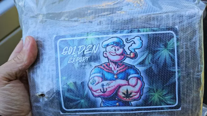 Polícia apreende maconha com estampa do Popeye em carro na rodovia de Ourinhos