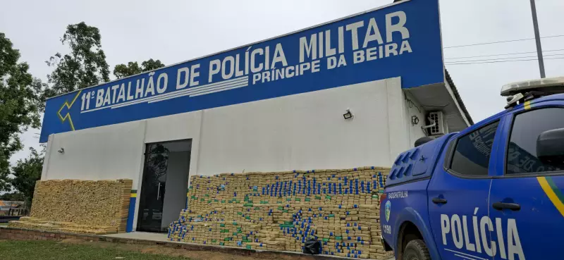 Polícia apreende quatro toneladas de maconha skunk em carreta em Rondônia