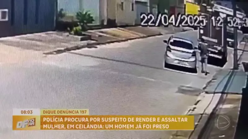 Polícia busca segundo suspeito de assalto em Ceilândia: veja os detalhes