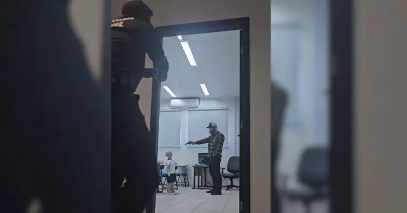 Policia Civil e SWAT treinam para combater ataques em escolas no Sul de SC