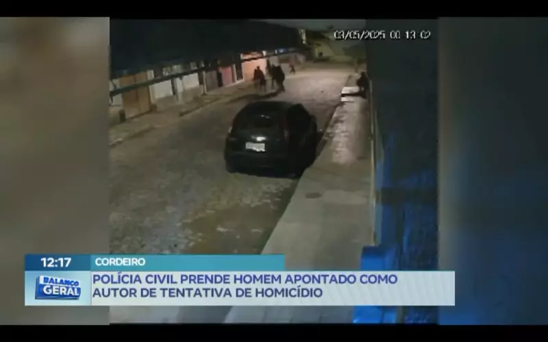 Policia Civil prende suspeito de tentativa de homicídio no interior do RJ