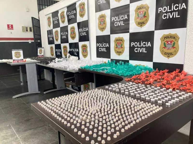 Polícia descobre casa-bomba de drogas em Pindamonhangaba e prejuízo supera R$ 100 mil