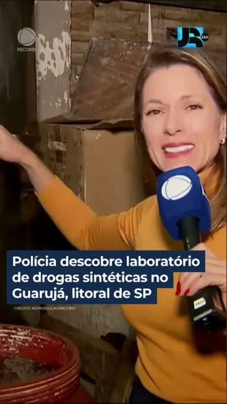 Polícia desmantela laboratório de drogas sintéticas no Guarujá, litoral de SP