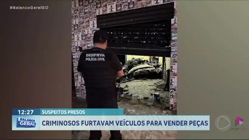 Polícia desmantela quadrilha especializada em furtar veículos para venda de peças em Goiás