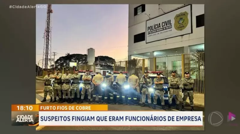 Polícia desmantela quadrilha especializada em furtos de fios de cobre em Goiás