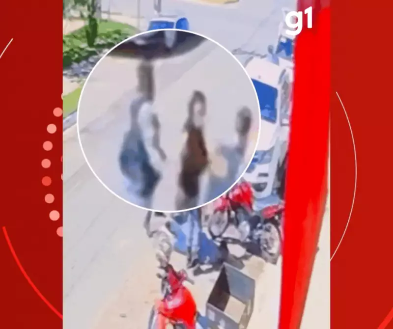Polícia Militar de MT é flagrada em abordagem violenta: mulher leva tapa, homem é arrastado e criança assustada