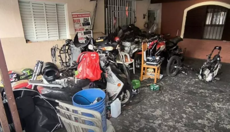 Polícia Militar fecha desmanche clandestino de motos em Osasco após denúncia anônima
