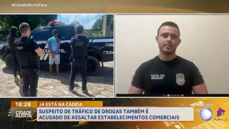 Polícia prende líder do tráfico na Comunidade Portelinha II: operação combate o crime organizado