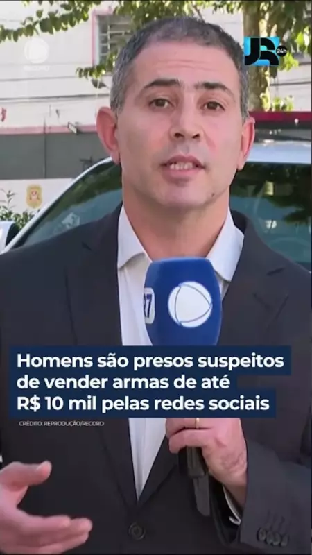 Polícia prende suspeitos de vender armas de até R$ 10 mil pelas redes sociais no Brasil