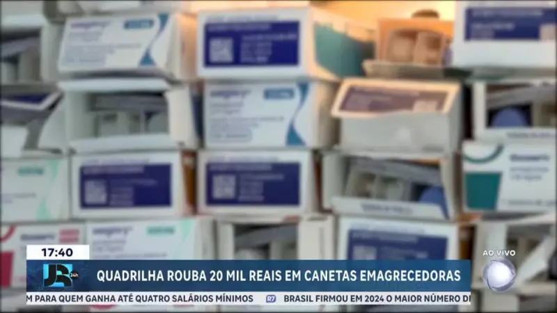 Polícia recupera R$ 20 mil em canetas emagrecedoras roubadas de farmácia em São Paulo