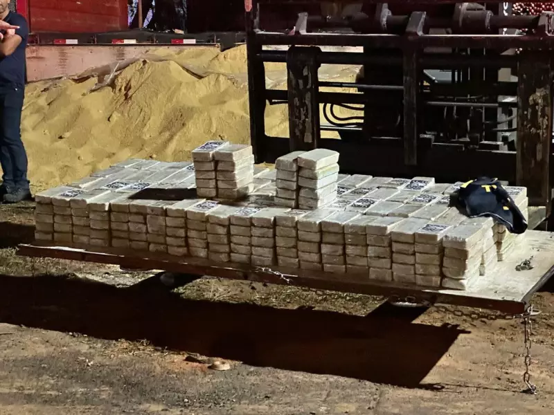 Policiais rodoviários apreendem 400 kg de cocaína escondidos em fundo falso de carreta em São José do Rio Preto