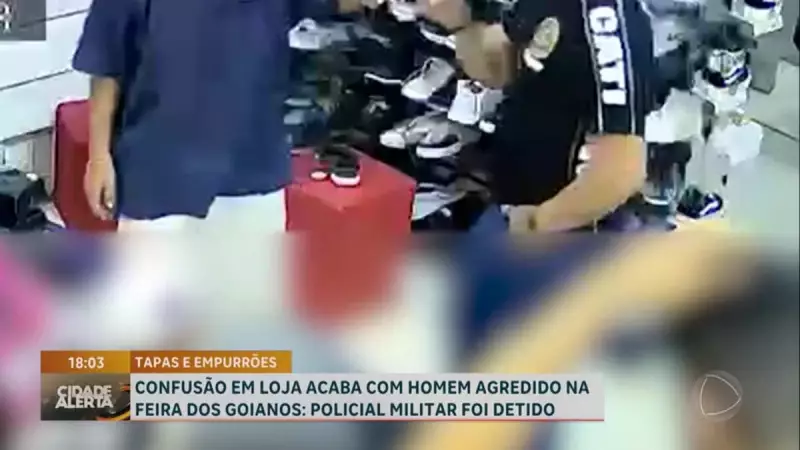 Policial militar é denunciado por agredir vendedor em loja da Feira dos Goianos no DF