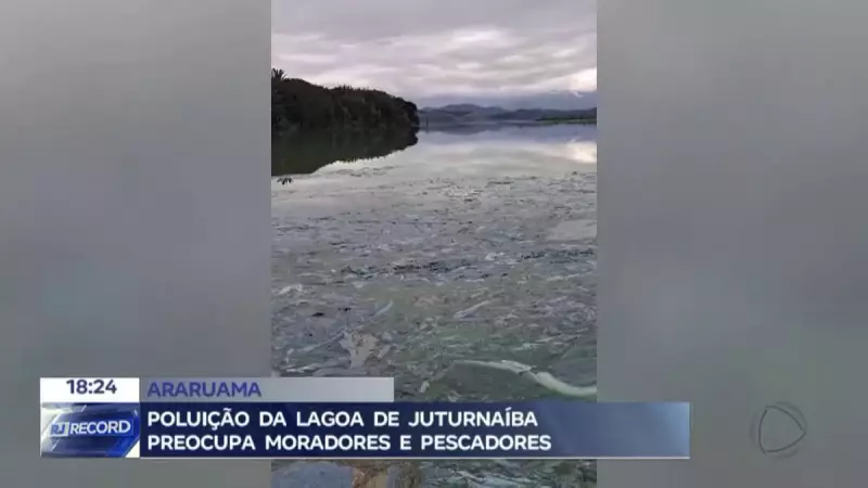 Poluição na Lagoa de Juturnaíba: Moradores e Pescadores em Alerta no RJ